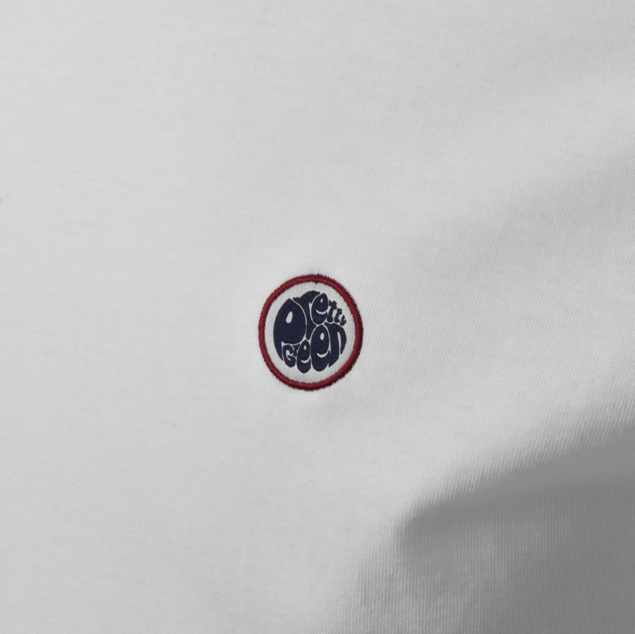 Alternative Image for ProductPretty Green Tilby Tipped T Shirt White3